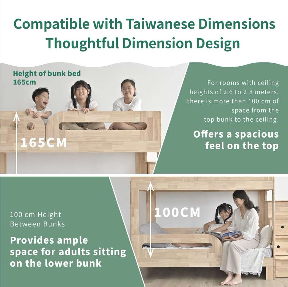compatible with taiwanese dimension for children bed